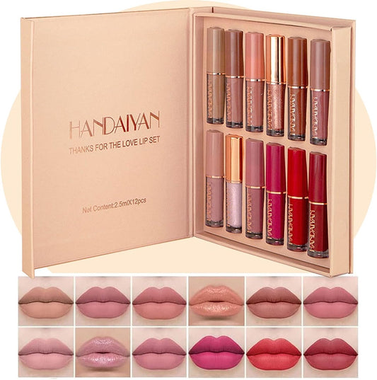 HANDAIYAN Transparent Clear Lip Gloss Set