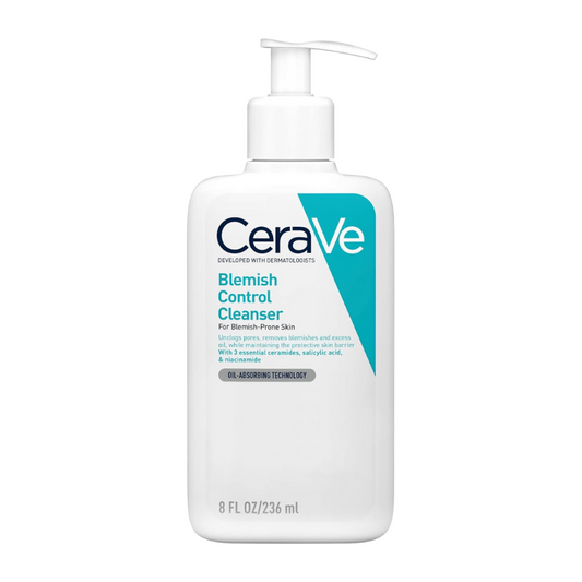 Cerave - Blemish Control Face Cleanser With 2 Salicylic Acid & Niacinamide For Blemish-Prone Skin 236Ml