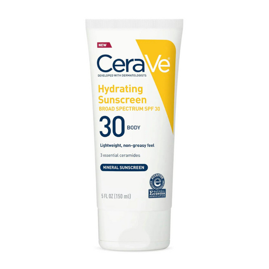 Cerave Hydrating Mineral Sunscreen Spf30 Body 5Oz/150Ml