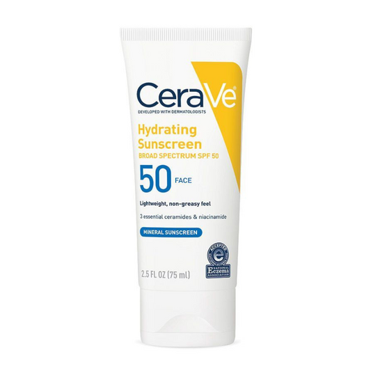 Hydrating Mineral Sunscreen SPF 50 For Face 75ml