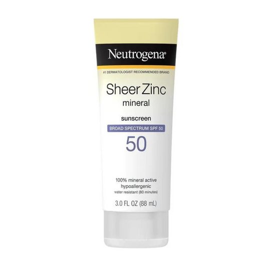 Neutrogena Sheer Zinc Mineral Sunscreen Lotion Spf 50 (88Ml)