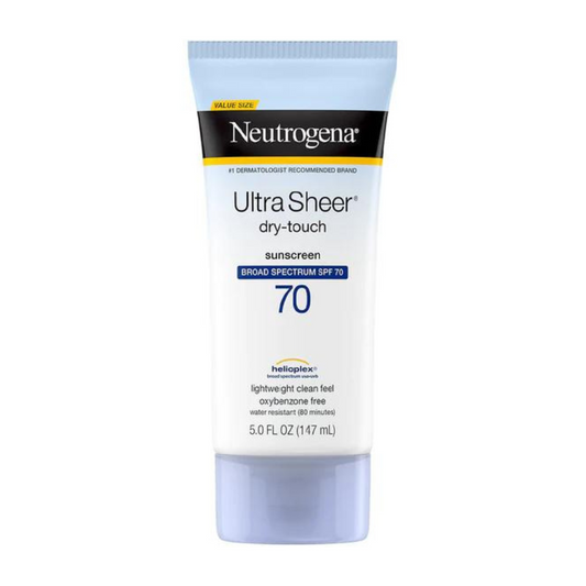 Neutrogena Ultra Sheer Dry-Touch Spf 70 Sunscreen Lotion 147 Ml