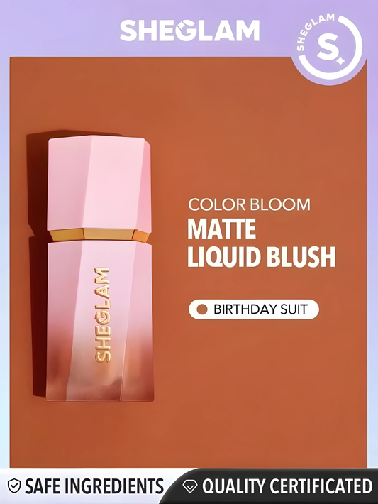 Sheglam Color Bloom Dayglow Liquid Blush : Birthday Suit