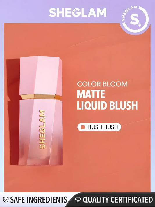 Sheglam Color Bloom Dayglow Liquid Blush : Hush Hush